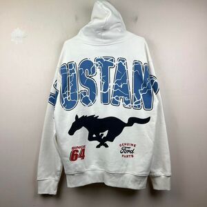 NWT Ford Mustang Lightning Pullover Hoodie Size L